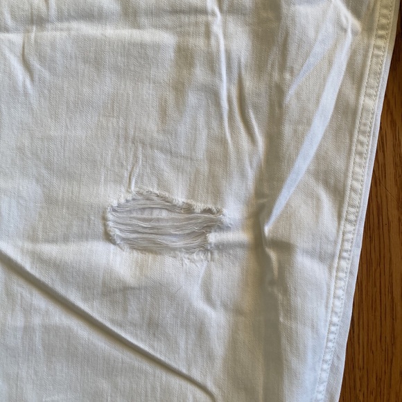 Aerie size L white distressed chinos - Picture 2 of 6